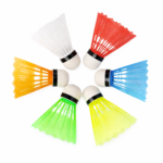 Set 12 Plumas De Badminton Plumilla Volantes Plumilla Nylon - Imagen 6