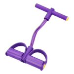 Bandas De Resistencia Elástico Multifuncional con Pedales para Entrenamiento Funciona - Imagen 5