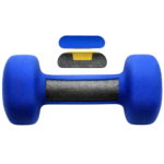 Par de Mancuernas 8 kg c/u Total 16 kg Hexagonales de Neopreno - Imagen 3