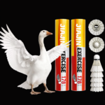 Set 12 Plumas Badminton Plumilla Volante De Plumas Natural - Imagen 5