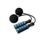 Set de mancuerna hexagonal de 15 kg + 5 bandas elásticas + cuerda inalámbrica - Imagen 4