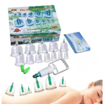 Kit de Ventosas Terapéuticas con Bomba de Vacío (12 Piezas)