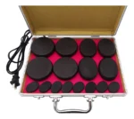 Set de 16 Piedras Calientes para Masaje con Calentador + Maleta - Imagen 3