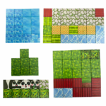 Juego bloques magnéticos con diseño de panda estilo Minecraft (70 piezas) - Imagen 2