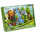 Juego bloques magnéticos estilo Minecraft (150 piezas)