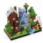 Juego bloques magnéticos estilo Minecraft (150 piezas) - Imagen 2