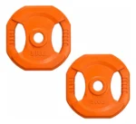 Par de Discos Preolímpicos de 5 Kg C/u Body Pump Total 10 Kg