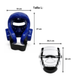 Casco de Taekwondo con Máscara Transparente Talla L - Imagen 2