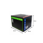 Cajón De Salto Pliométrico de Espuma con 3 Alturas - Imagen 2