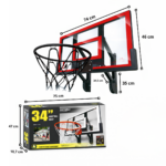 Tablero De Basquetbol Con Aro 34 Pulgadas - Imagen 2