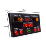 Marcador Electrónico Deportivo LED Multifuncional para Muro - Imagen 3