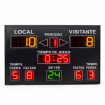 Marcador Electrónico Deportivo LED Multifuncional para Muro - Imagen 2