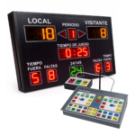 Marcador Electrónico Deportivo LED Multifuncional para Muro