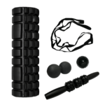 Kit 5 Masajeador Muscular: Foam Roller, Rodillo, Pelotas y Banda - Imagen 6