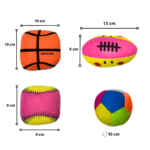 Pelotas Antiestrés de Espuma Para Estimulación Sensorial (Pack 4 Unidades) - Imagen 2