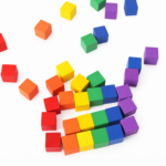 Set 100 Bloques Construcción De Madera Montessori - Imagen 4