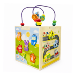 Cubo Didáctico 5 En 1 Multifuncional Montessori con Laberinto