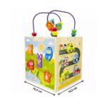 Cubo Didáctico 5 En 1 Multifuncional Montessori con Laberinto - Imagen 3