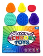 Juguetes Sensoriales Antiestrés de Silicona (Set 6 Unidades)  - Imagen 2