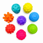 Set 8 Pelotas Sensoriales Texturizadas Antiestrés Para Estimulación  - Imagen 4