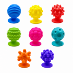 Set 8 Pelotas Sensoriales Texturizadas Antiestrés Para Estimulación  - Imagen 2