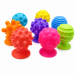 Set 8 Pelotas Sensoriales Texturizadas Antiestrés Para Estimulación 