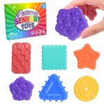 Set 6 Juguetes Sensoriales de Silicona Montessori para Estimulación y Relajación