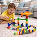 Juego De Mesa Torre Efecto Dominó (82 Piezas) - Imagen 2