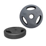 Par Discos Olímpicos PVC con Agarre 5 Kg para Entrenamiento (Total 10kg)