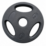 Par Discos Olímpicos PVC con Agarre 2,5 Kg para Entrenamiento (Total 5kg) - Imagen 2