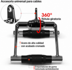 Manilla de Agarre Engomada Doble D para Máquina de Gimnasios - Imagen 3