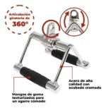 Manilla de Agarre Engomada Doble D para Máquina de Gimnasios - Imagen 4
