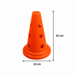 Set de 10 Conos De Entrenamiento 32cm Con Orificio - Imagen 4