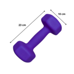 Par Mancuernas Hexagonales Neopreno 8 Kg Antideslizantes - Imagen 2