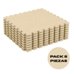 Pack 8 Tatami EVA Encastrable 60 x 60 cm Espesor 1 cm - Imagen 2