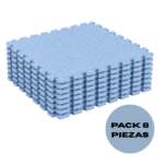 Pack 8 Tatami EVA Encastrable 60 x 60 cm Espesor 1 cm