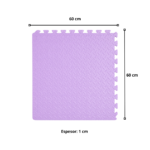 Pack 8 Tatami EVA Encastrable 60 x 60 cm Espesor 1 cm - Imagen 6