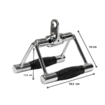 Manilla de Agarre Engomada Doble D para Máquina de Gimnasios - Imagen 2
