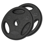 Par Discos Olímpicos PVC con Agarre 2,5 Kg para Entrenamiento (Total 5kg)