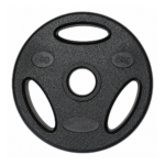 Par Discos Olímpicos PVC con Agarre 5 Kg para Entrenamiento (Total 10kg) - Imagen 3
