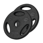 Par Discos Olímpicos PVC con Agarre 7,5 Kg para Entrenamiento (Total 15kg)