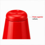Cono de Entrenamiento con Orificios de 48 cm con Parte Superior Cerrada - Imagen 7