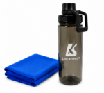 Toalla de Microfibra Personalizada Linea Sport + Botella Deportiva Línea Sport