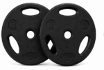Par Discos Olímpicos PVC con Agarre 10 Kg (Total 20 Kg)