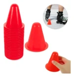 Set 10 Conos De 8 cm Para Entrenamiento De Patinaje y Circuitos