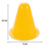 Set 10 Conos De 8 cm Para Entrenamiento De Patinaje y Circuitos - Imagen 3