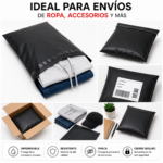 Bolsa Courier Negra 32x48 cm Resistente - Imagen 5