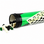 Juego de Ajedrez Portátil Enrollable 50.5 cm con Piezas y Tubo de Transporte - Imagen 6