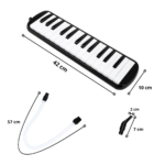 Melódica 32 Teclas Instrumento Musical para Niños y Adultos - Imagen 6
