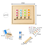 Juego Educativo de Madera para Desarrollar la Lógica y Concentración - Imagen 4